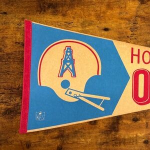 Vintage NFL Houston Oilers pennant